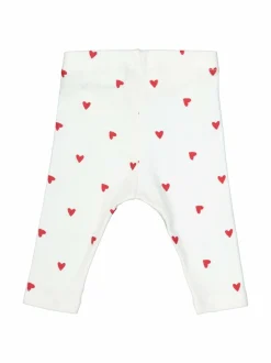 Housut<Name It NbfdHeart-leggingsit CLOUD DANCER