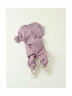 Housut<Name It Nbfrose Loose -housut ELDERBERRY DETAIL:EMBROIDERY