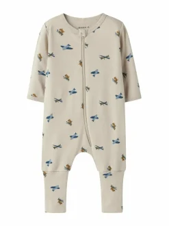 Yöasut & Kylpytakit<Name It NbmNightsuit Zip Airplane -yöpuku PEYOTE