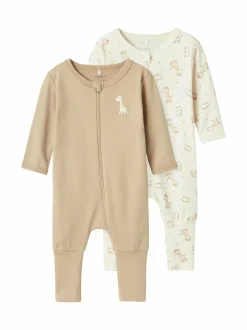 Yöasut & Kylpytakit<Name It Nbnnightsuit Giraffe -yöasu 2-pack JET STREAM