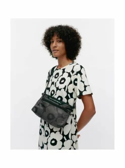 Olkalaukut<Marimekko Neat Crossbody Unikko S -olkalaukku 999 DARK GREY, GREY