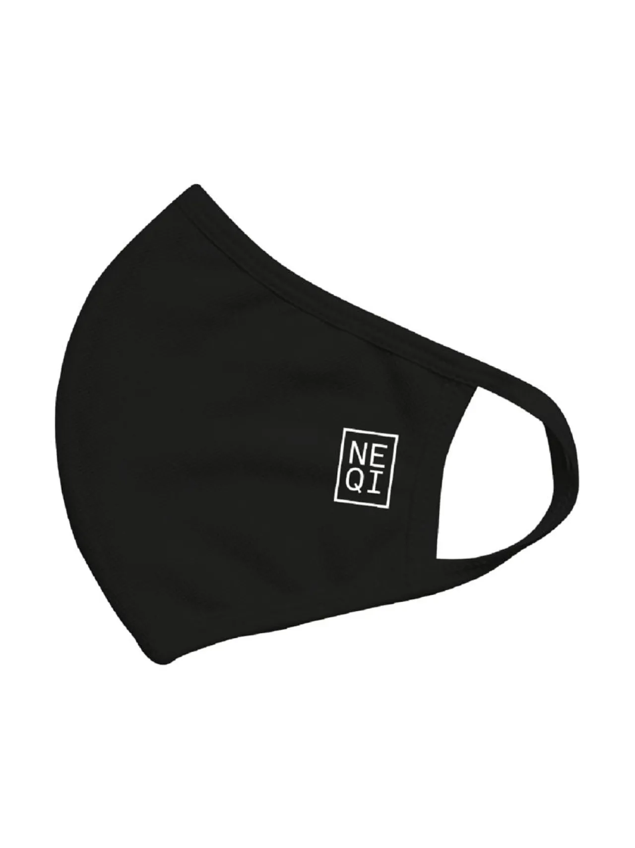 NEQI Reusable Face Mask Black, M-L 3kpl^ Kasvomaskit
