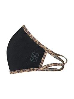 NEQI Reusable Face Mask Black Leopard, S/M 3kpl^ Kasvomaskit