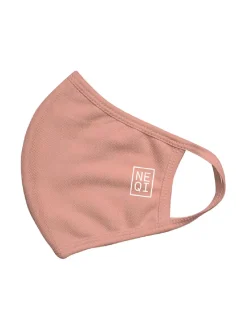 Kasvomaskit<NEQI Reusable Face Mask Pink, S-M 3kpl VAALEANPUNAINEN
