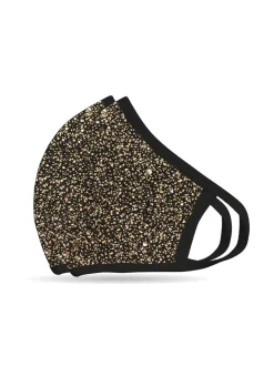 Kasvomaskit<NEQI Reusable Face Mask Tuplapakkaus, Leopard + Bronze