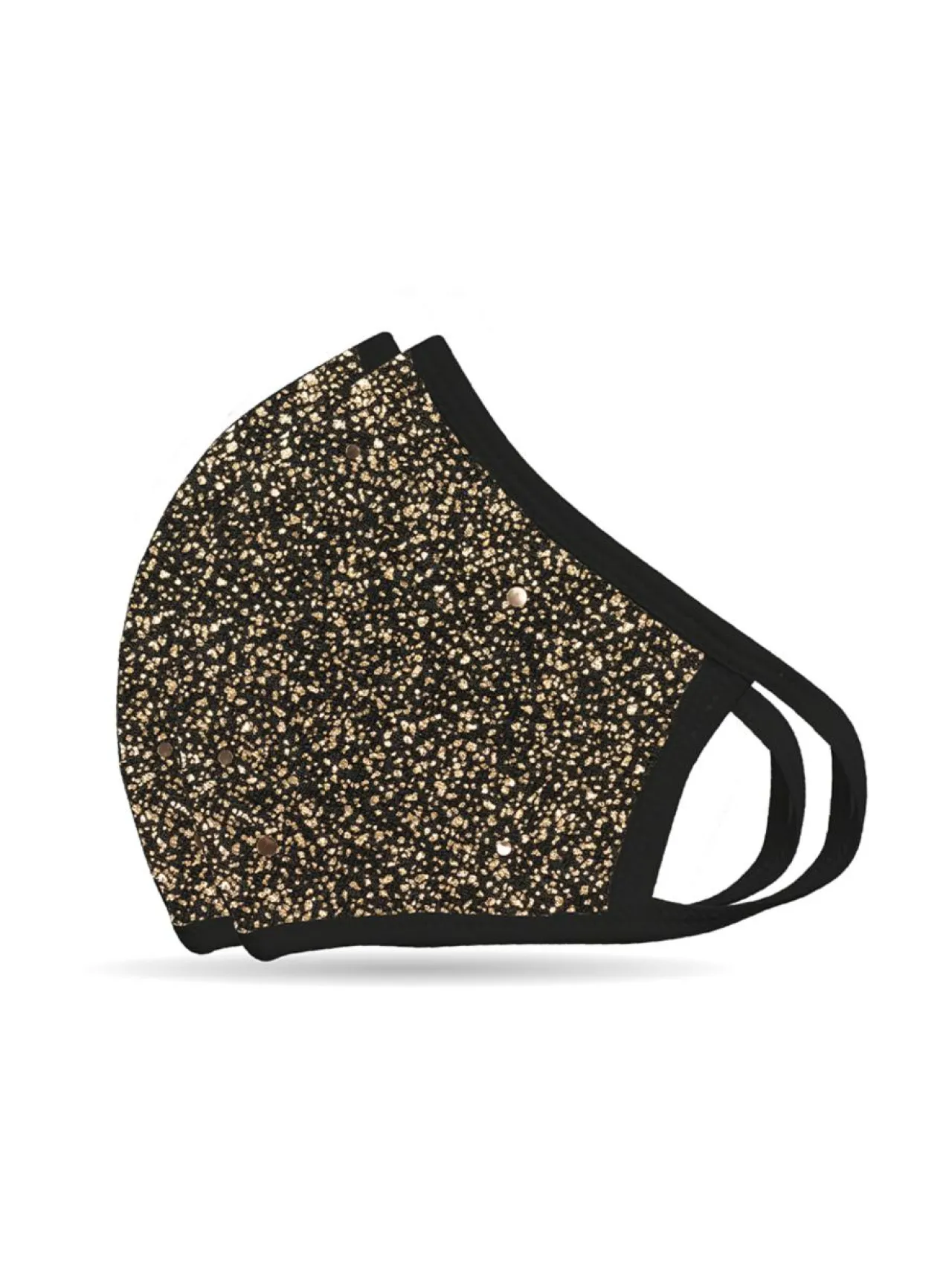Kasvomaskit<NEQI Reusable Face Mask Tuplapakkaus, Leopard + Bronze