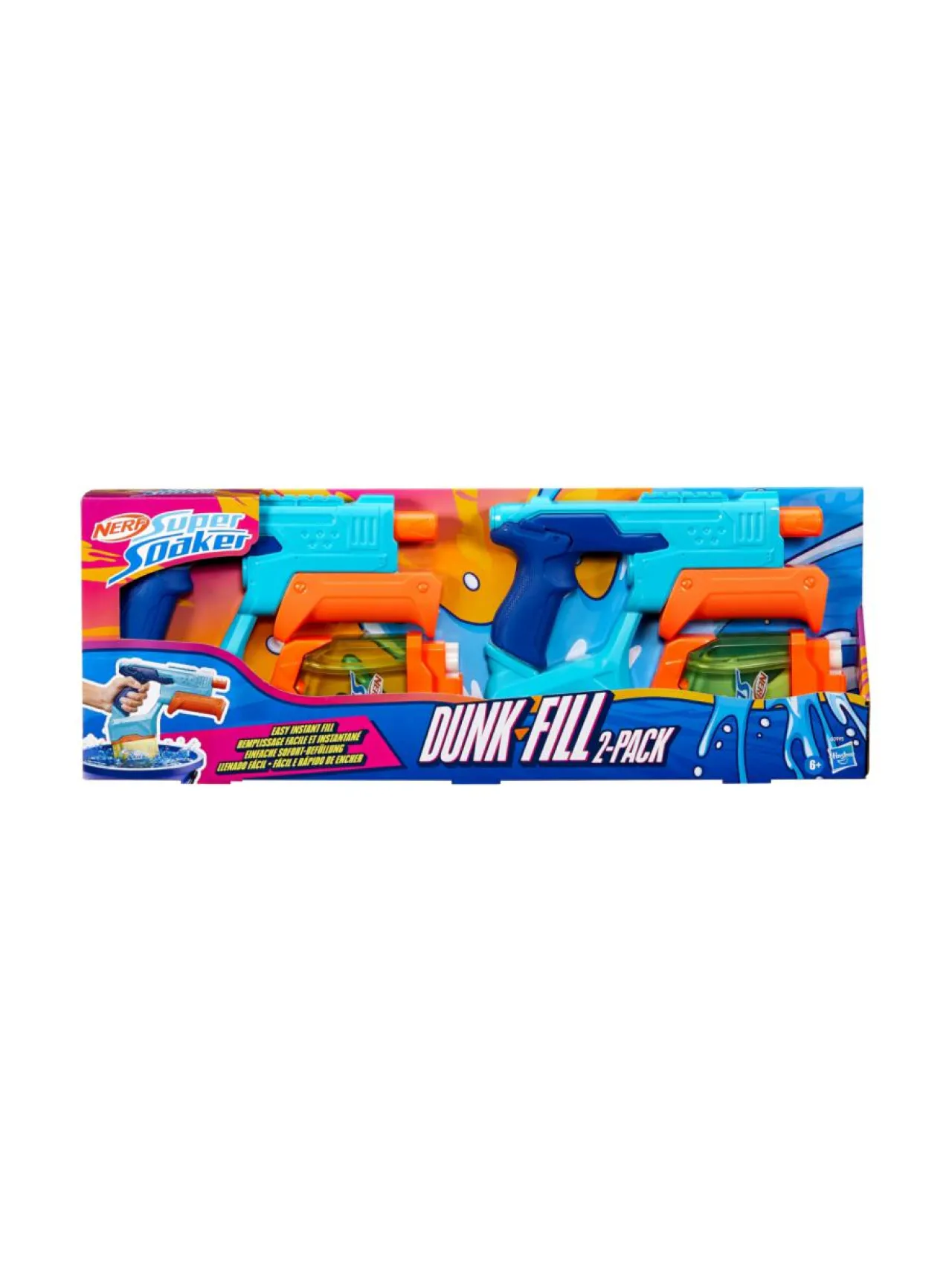 Nerf Guns NERF SUPERSOAKER Vesipyssy Fill, tuplapakkaus^ Ulkolelut