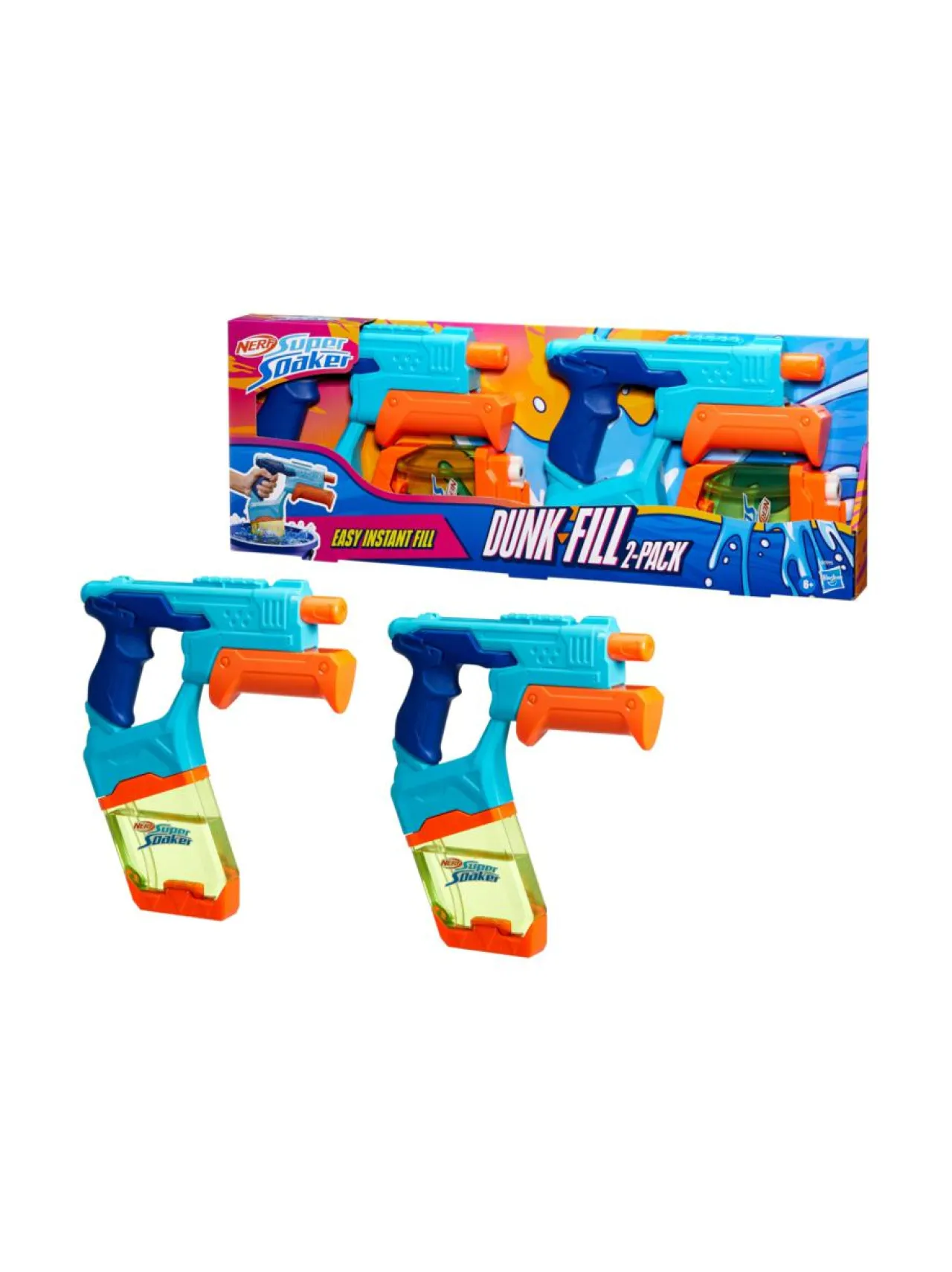 Nerf Guns NERF SUPERSOAKER Vesipyssy Fill, tuplapakkaus^ Ulkolelut
