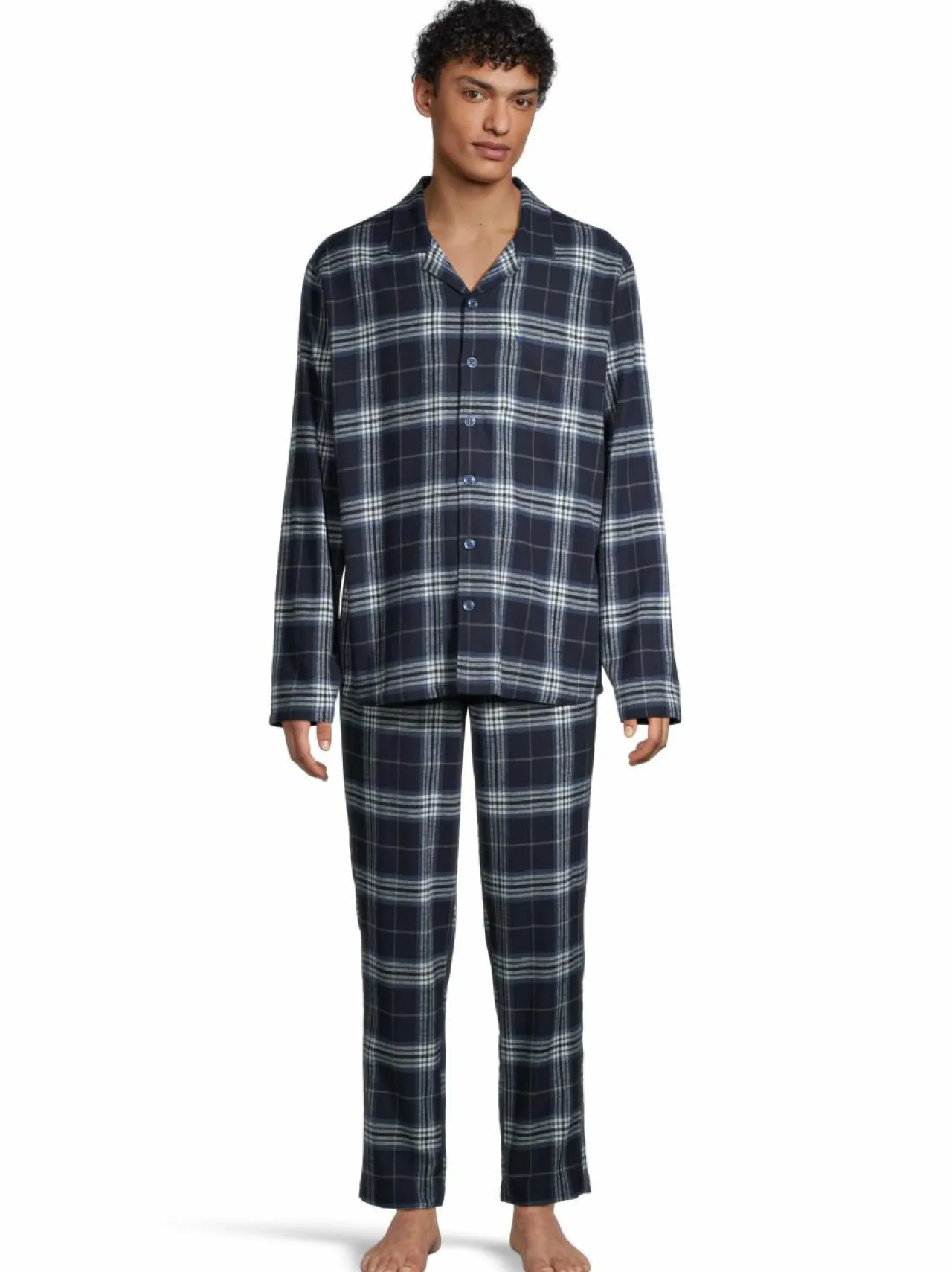 Pyjamat & Kylpytakit<Cap Horn loungewear Ness-flanellipyjamasetti BLUE CHECK