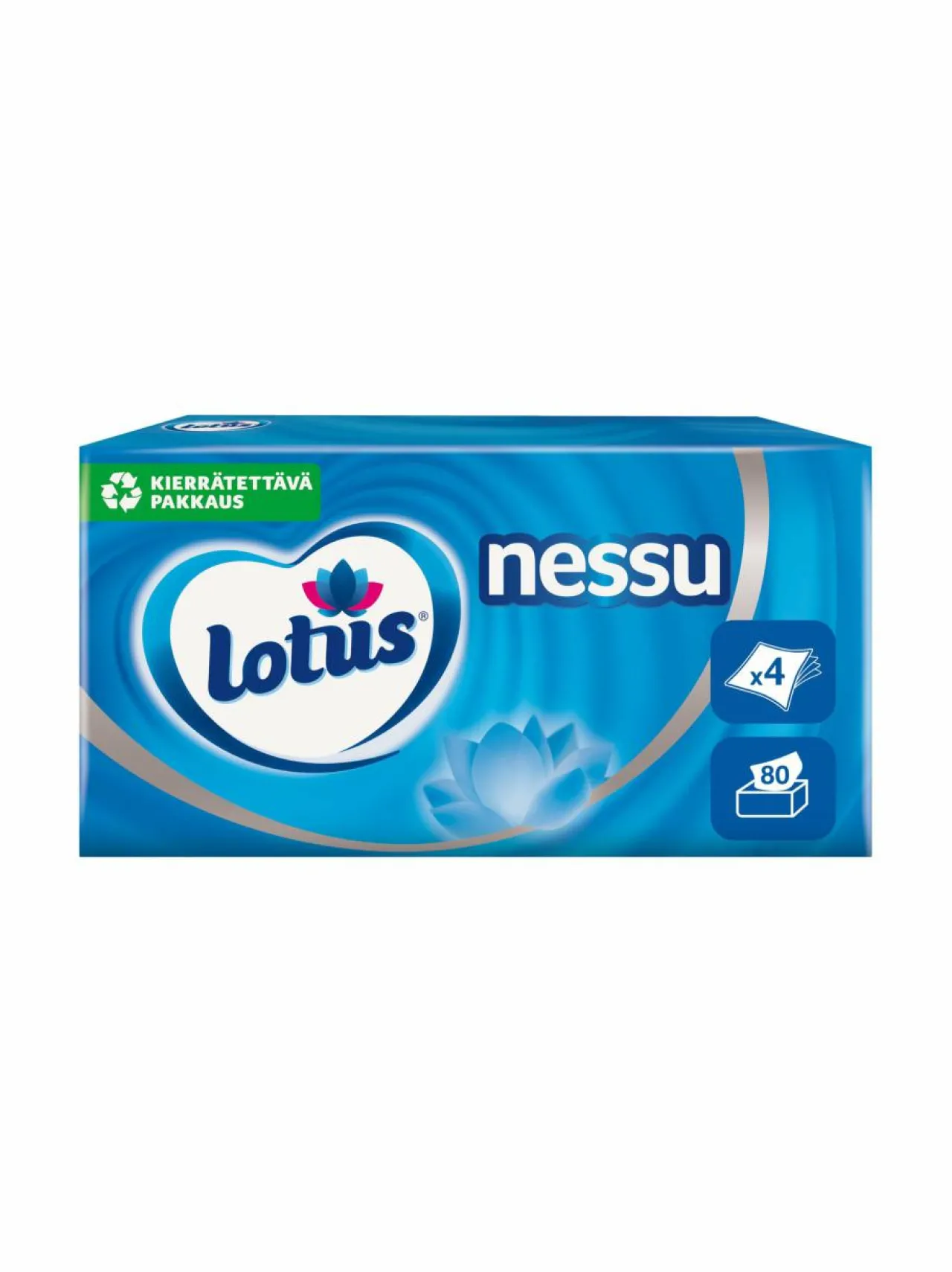 LOTUS Nessu -nenäliina 80 kpl^ Hygieniatuotteet