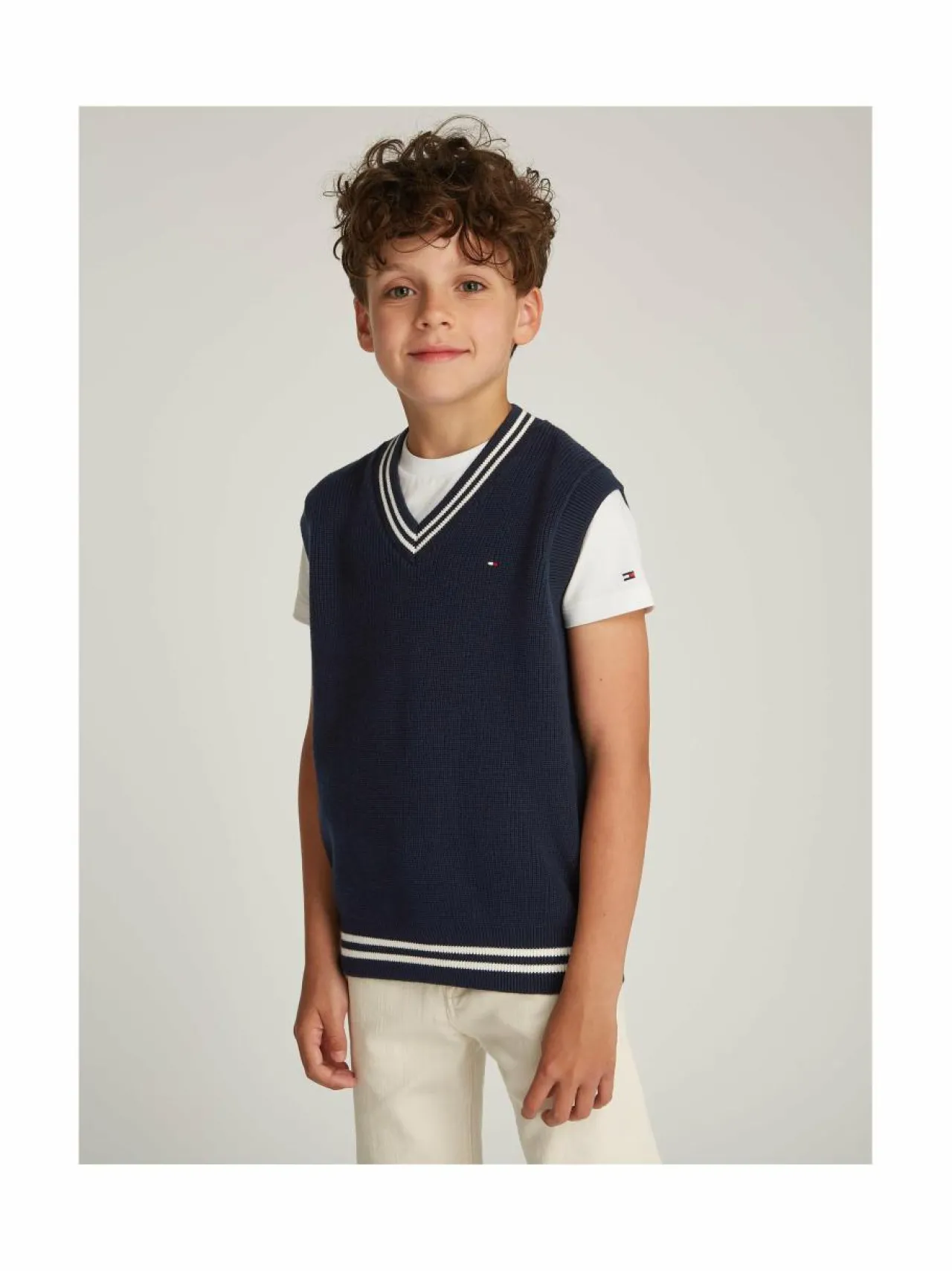 Neuleet|Neuleet<Tommy Hilfiger Neuleliivi C1G DARK NIGHT NAVY