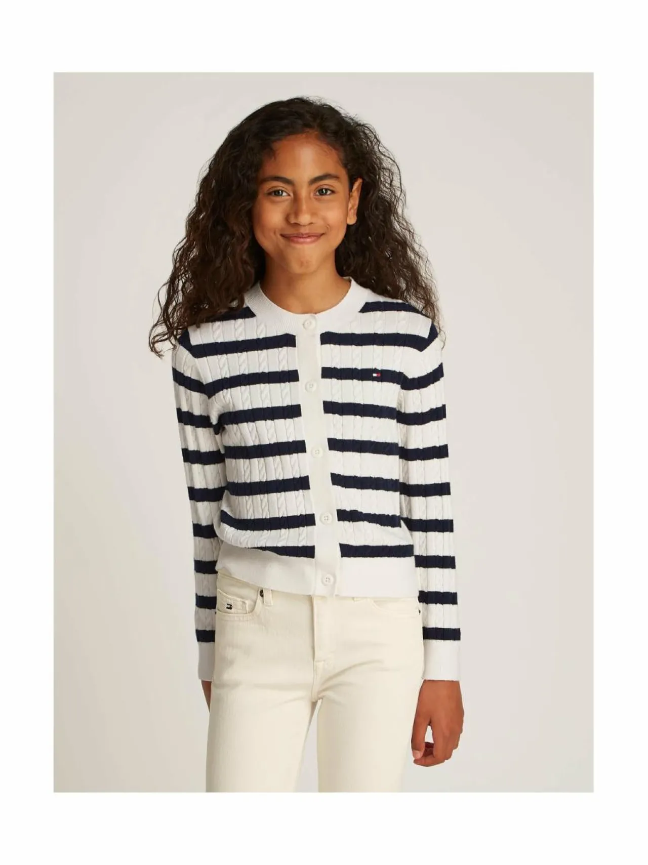 Tommy Hilfiger Neuletakki minipalmikkokuvioinnilla^ Neuleet|Neuleet
