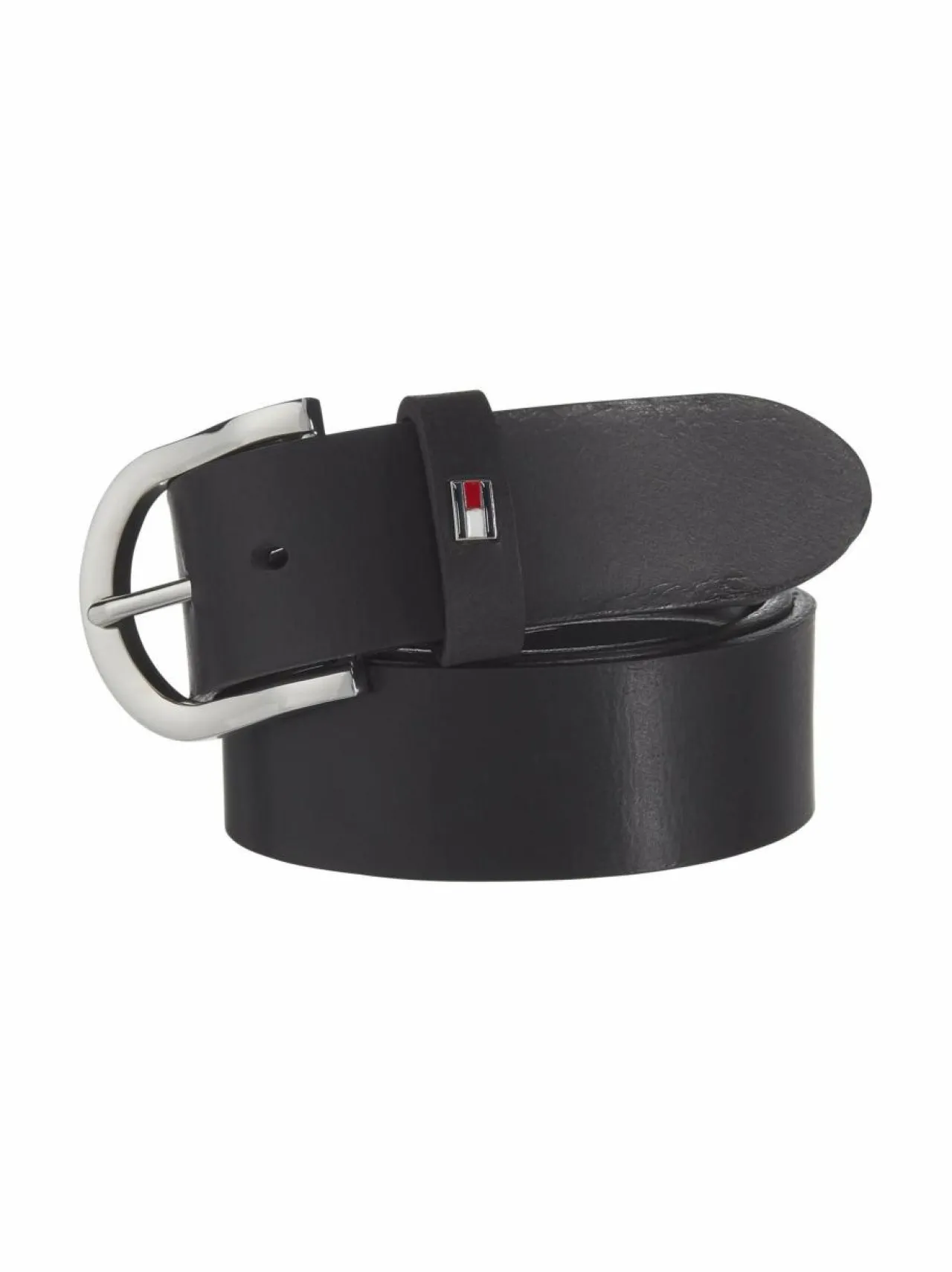Vyöt<Tommy Hilfiger New Danny -nahkavyö MUSTA