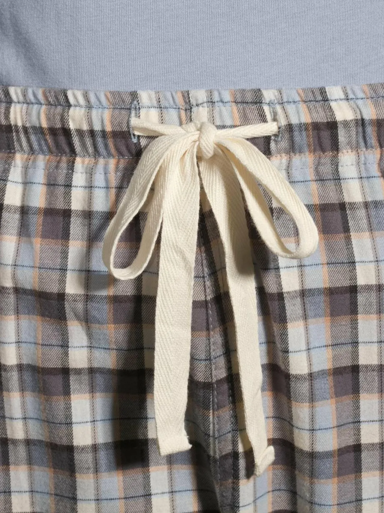 Pyjamat & Kylpytakit<CONSTRUE New Haven -pyjama 2-osainen GREY MEL. CHECK/LT. BLUE