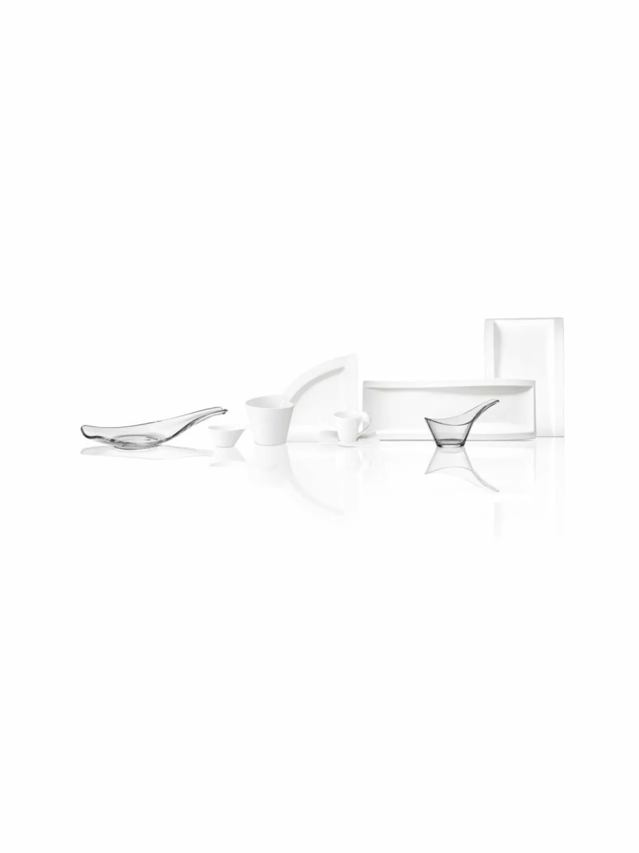 Tarjoiluastiat<Villeroy & Boch New Wave Antipasti -lautanen 42 x 15 cm VALKOINEN