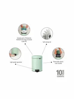 Brabantia NewIcon-poljinroskakori 5 l^ Roskakorit & -Pussit