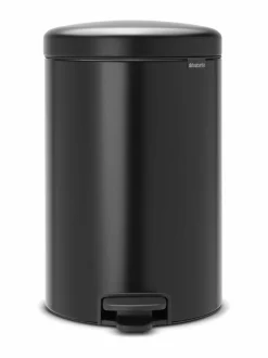 Roskakorit & -Pussit<Brabantia NewIcon-poljinroskakori 20 l MATT BLACK (MUSTA)