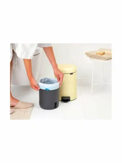 Roskakorit & -Pussit<Brabantia NewIcon-poljinroskakori 5 l MELLOW YELLOW