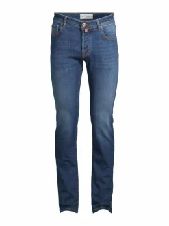 Farkut<Jacob Cohen Nick 5 Pocket Slim Fit -farkut 200D MEDIUM BLUE