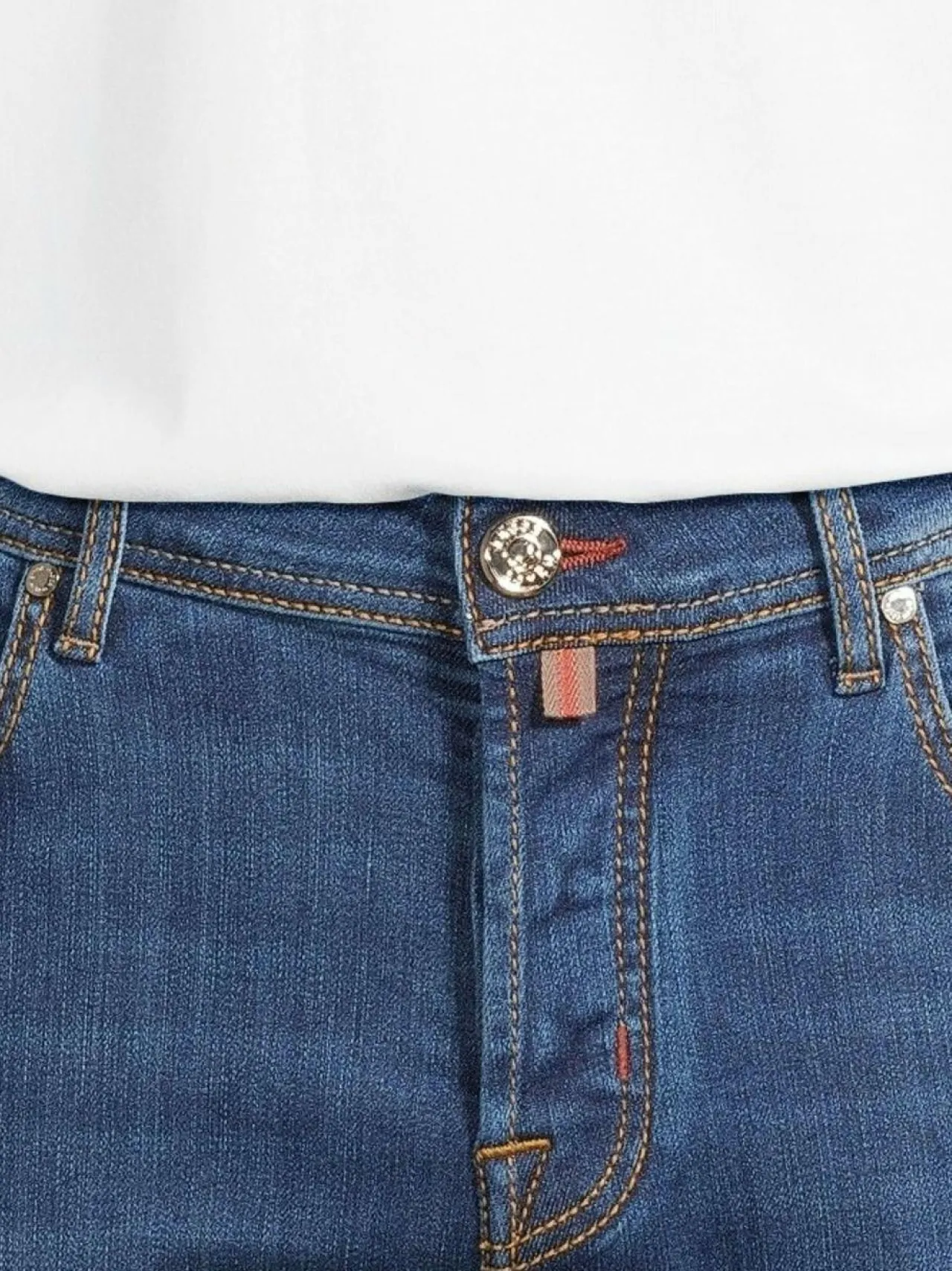 Farkut<Jacob Cohen Nick 5 Pocket Slim Fit -farkut 200D MEDIUM BLUE