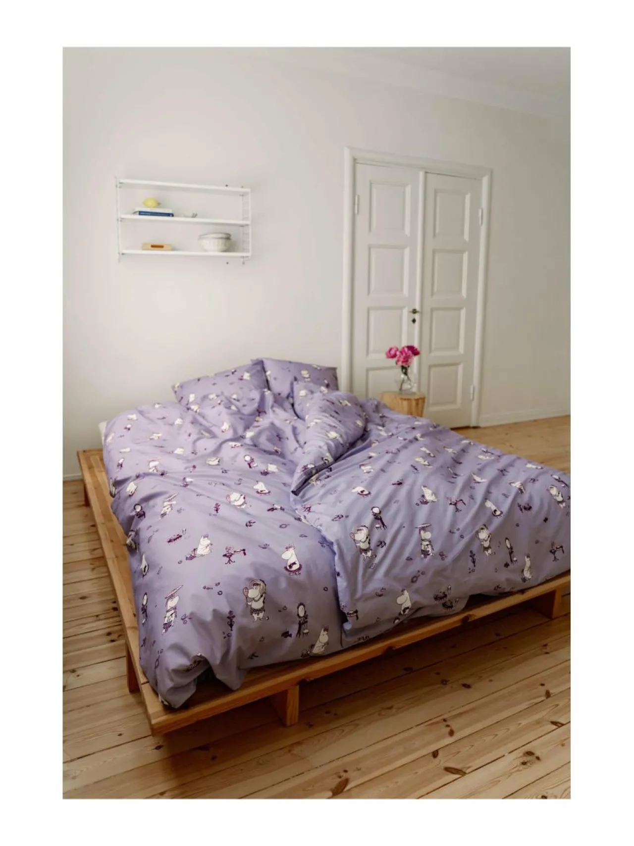 Liinavaatteet<Moomin Arabia Niiskuneiti-pussilakanasetti 150 x 210 cm + 50 x 60 cm MULTICOLOR