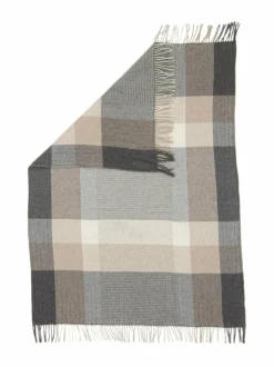 Huovat & Päiväpeitot<Casa Stockmann Nimes-villasekoitehuopa 130 x 180 cm GREY/SAND/SOFT WHITE