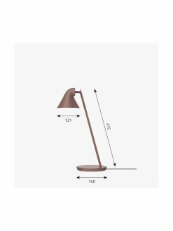 Pöytävalaisimet<Louis Poulsen NJP Mini -pöytävalaisin ROSE BROWN