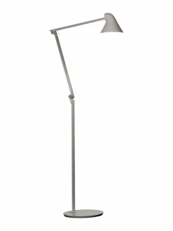 Lattiavalaisimet<Louis Poulsen NJP-LED-lattiavalaisin LIGHT GREY (VAALEANHARMAA)