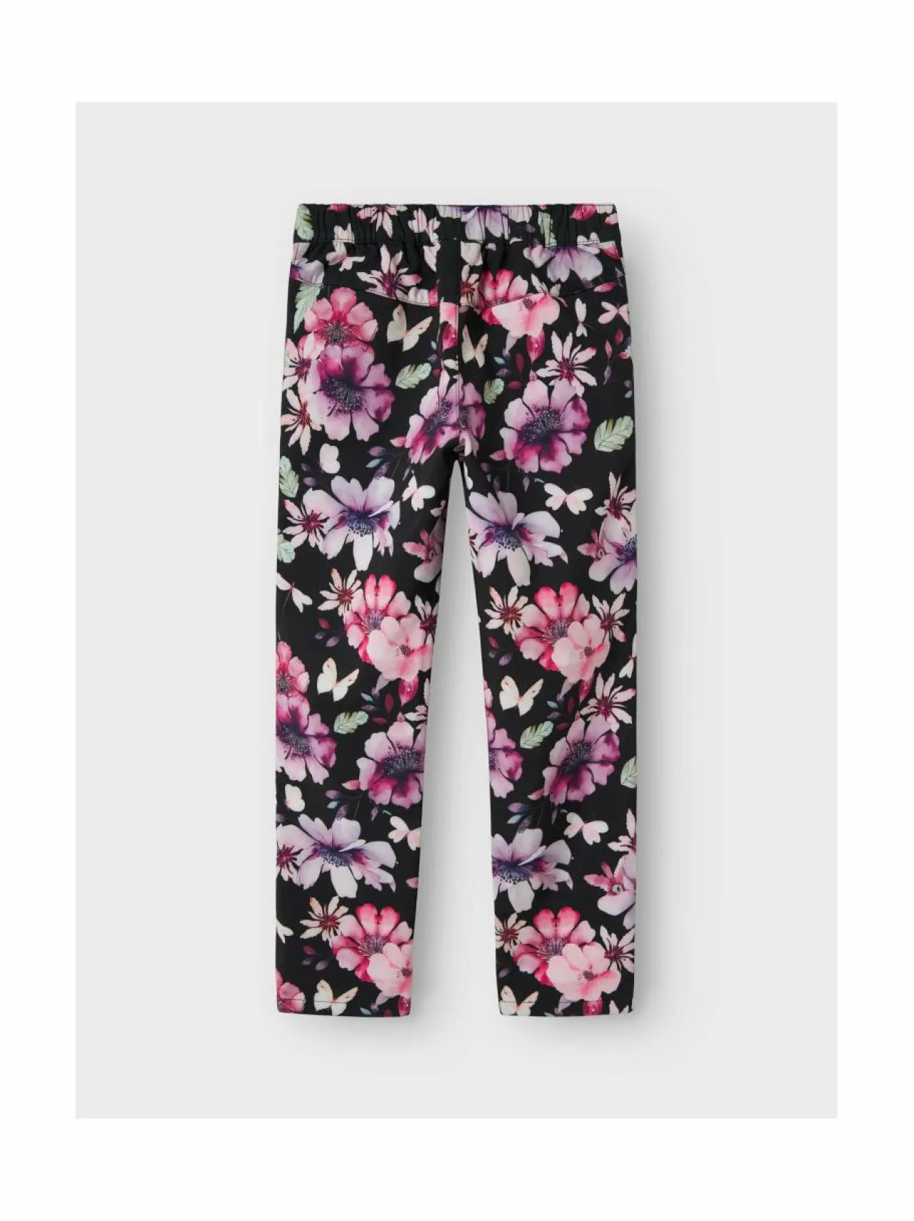 Housut & Jumpsuitit|Housut<Name It NkfAlfa Softshell -housut BLACK AOP:BIG FLOWER