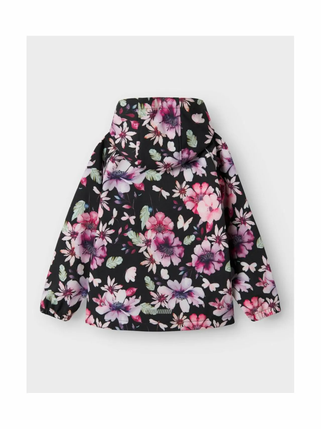 Ulkoiluvaatteet|Ulkoiluvaatteet<Name It NkfAlfa Softshell -takki BLACK AOP:BIG FLOWER