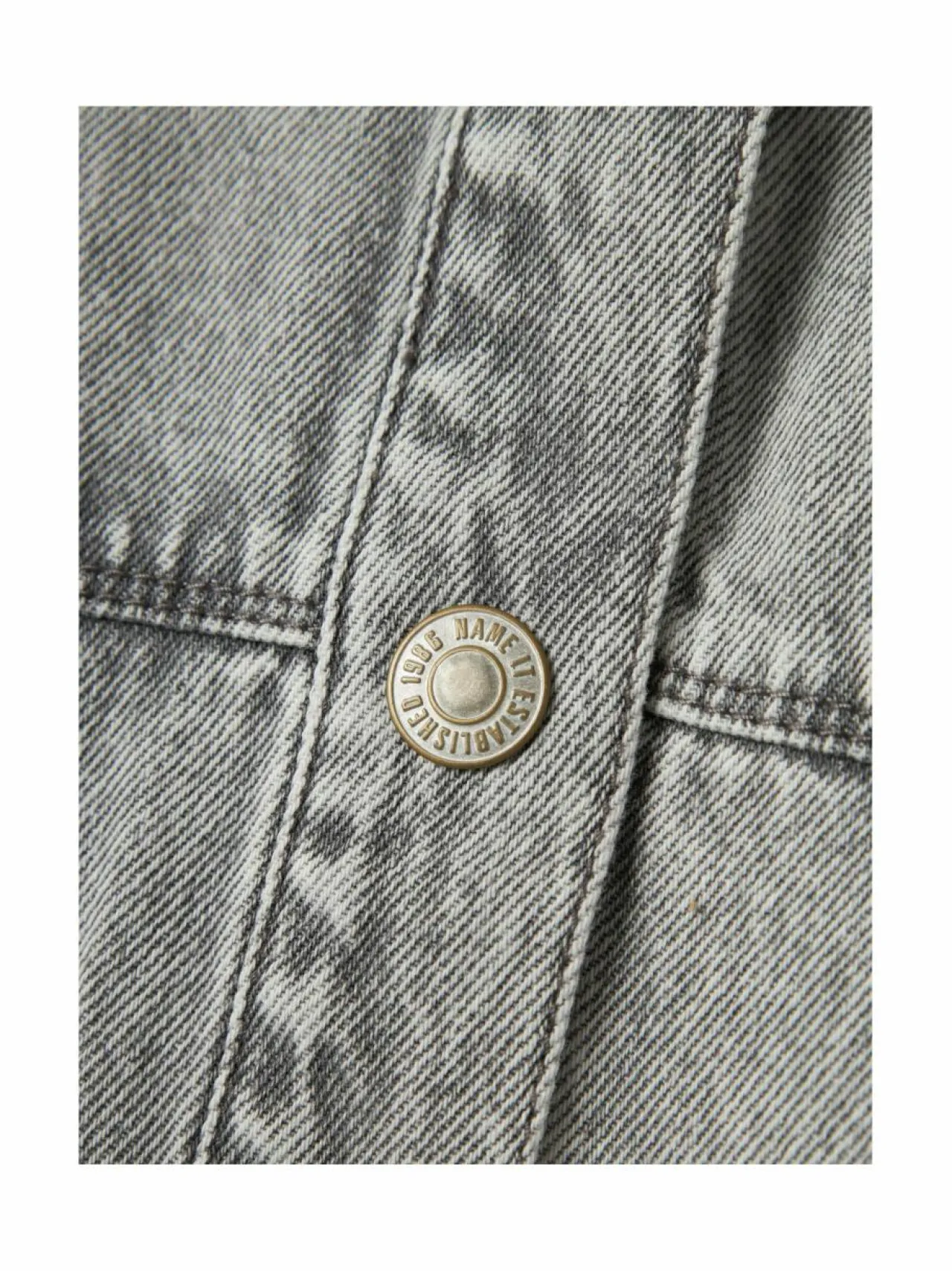Name It NkfGloria Embroidered -farkkutakki^ Ulkoiluvaatteet|Ulkoiluvaatteet