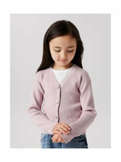 Neuleet<Name It NkfLarenLise-neuletakki BURNISHED LILAC