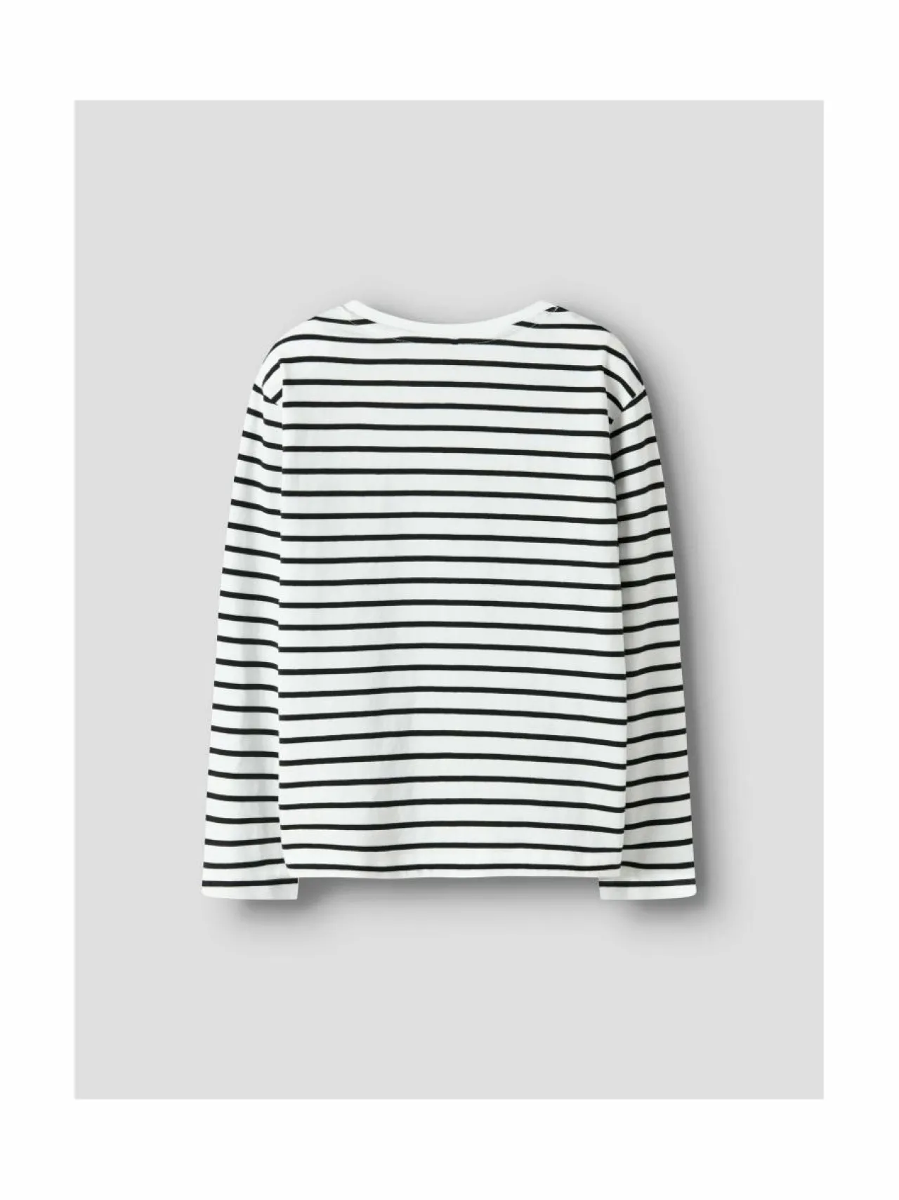 Pitkähihaiset Trikoopaidat<Name It NkfLeslie-trikoopaita BLACK STRIPES:BRIGHT WHITE