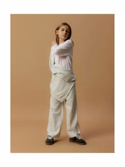 Housut<Name It NkfLiona-collegehousut LIGHT GREY MELANGE