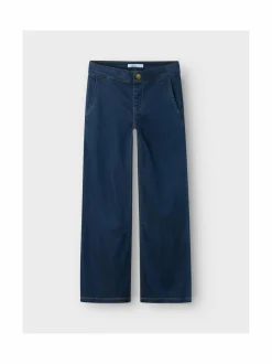 Farkut|Farkut<Name It NkfSalli-leveälahkeiset farkut DENIM BLUE