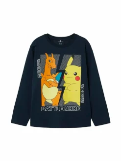 Pitkähihaiset Trikoopaidat<Name It NkmAmas Pokemon -trikoopaita DARK SAPPHIRE