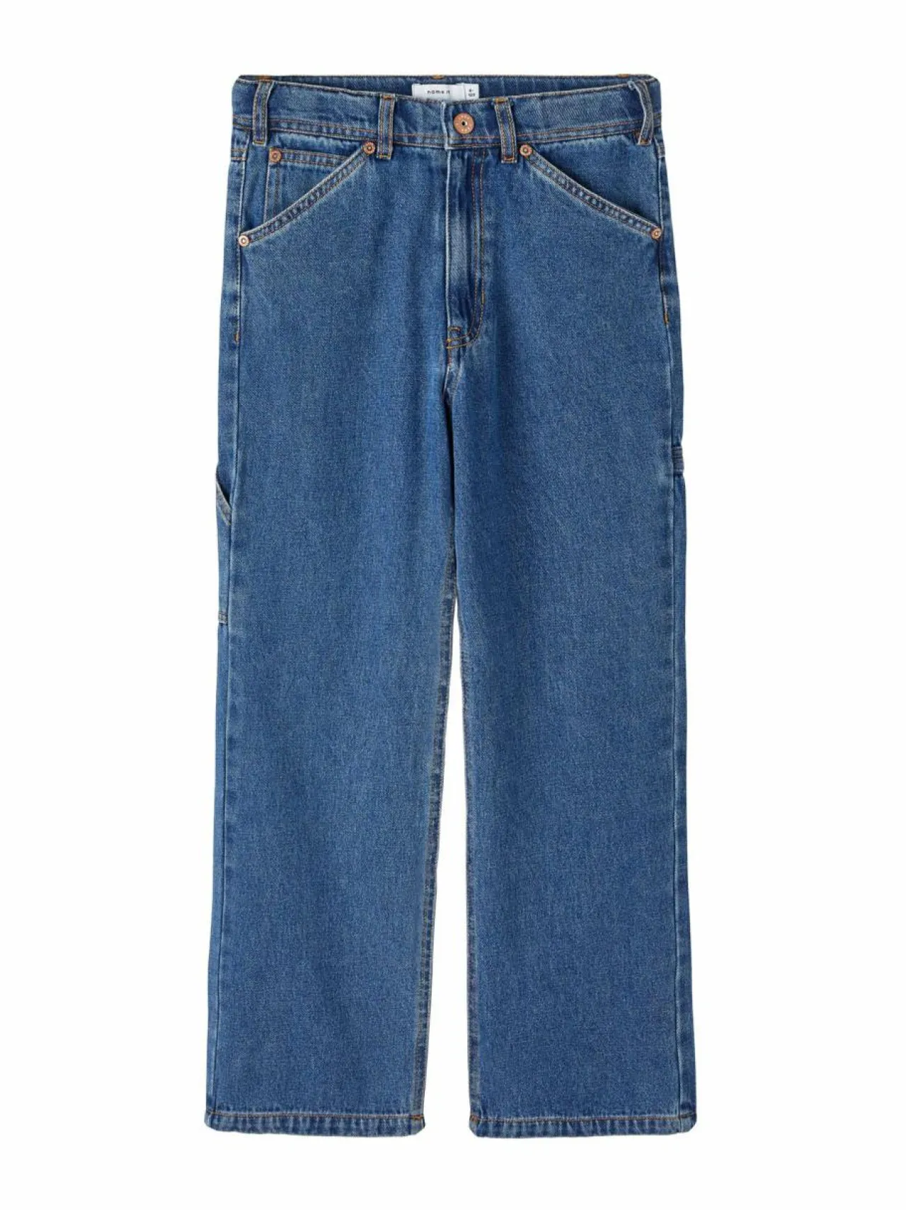Farkut|Farkut<Name It NkmBen Straight -farkut DARK BLUE DENIM