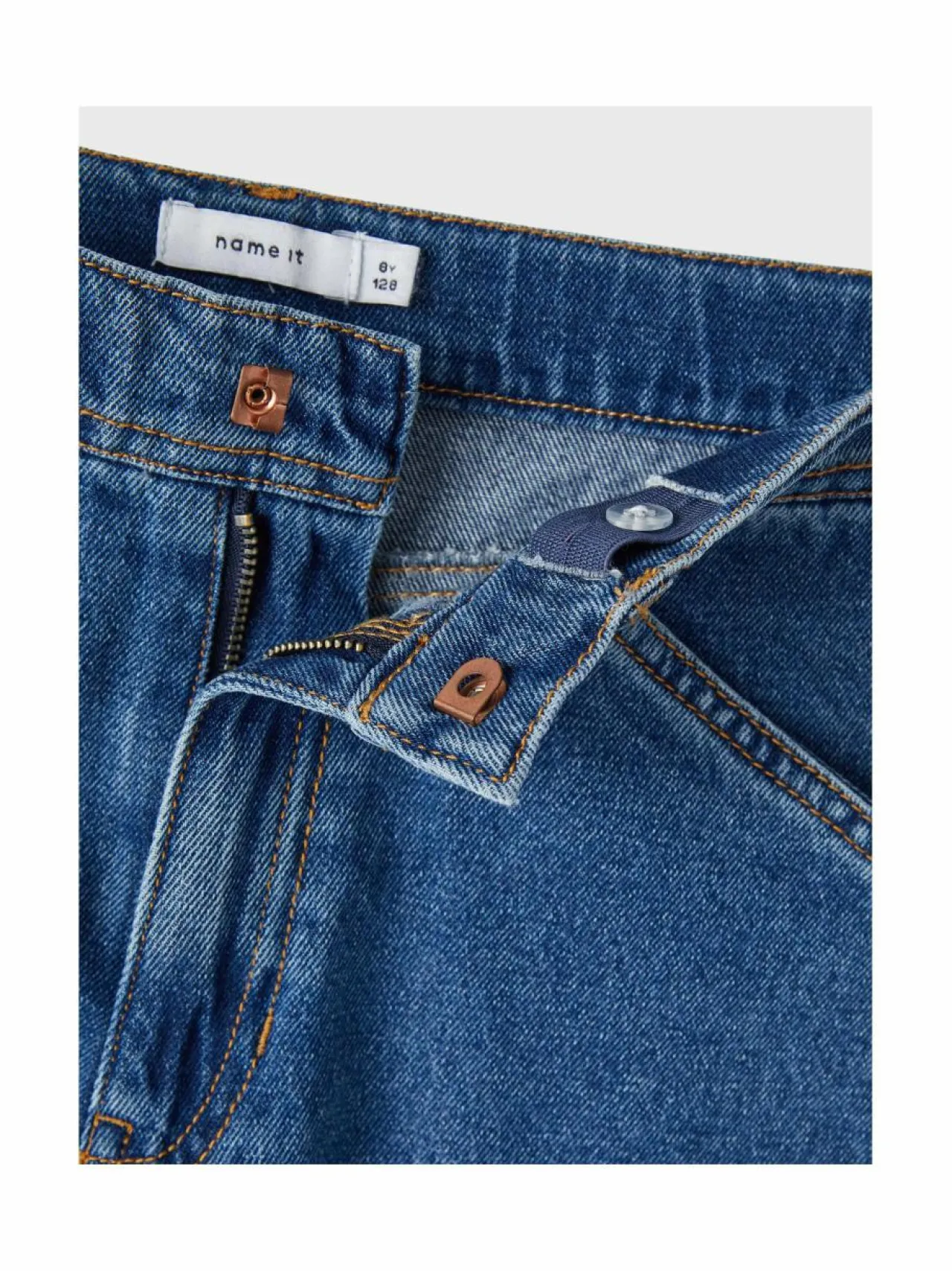 Farkut|Farkut<Name It NkmBen Straight -farkut DARK BLUE DENIM