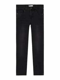 Farkut|Farkut<Name It NkmRobin Slim Fit -farkut BLACK DENIM