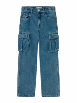 Farkut|Farkut<Name It NkmRyan Cargo -farkut MEDIUM BLUE DENIM