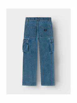 Farkut|Farkut<Name It NkmRyan Cargo -farkut MEDIUM BLUE DENIM