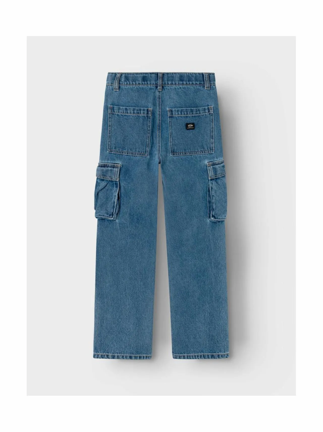 Farkut|Farkut<Name It NkmRyan Cargo -farkut MEDIUM BLUE DENIM