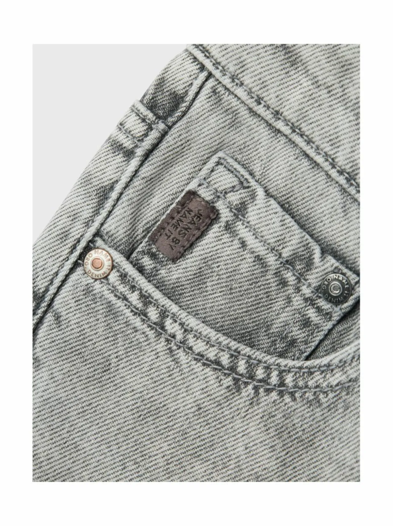 Farkut|Farkut<Name It Nkmryan Straight -farkut LIGHT GREY DENIM