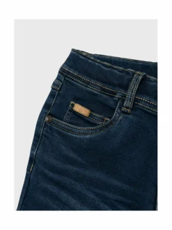 Farkut<Name It NkmSilas Slim Fleece -farkut DARK BLUE DENIM