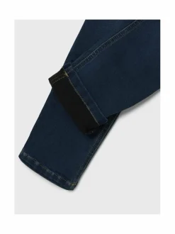 Farkut<Name It NkmSilas Slim Fleece -farkut DARK BLUE DENIM