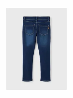 Farkut|Farkut<Name It NkmSilas XSlim -farkut DARK BLUE DENIM