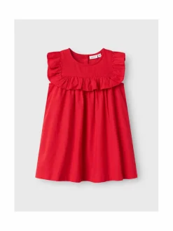 Mekot & Hameet<Name It NmfFalinnen-mekko CHINESE RED