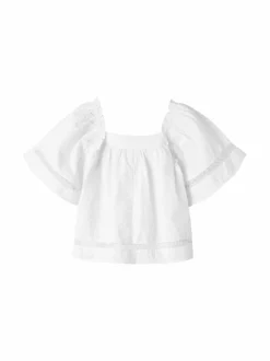 T-Paidat<Name It NmfFatidias-röyhelöpaita BRIGHT WHITE