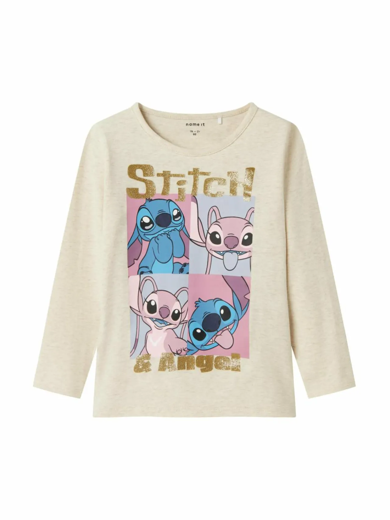 Pitkähihaiset Trikoopaidat<Name It NmfNyrans Stitch -paita PEYOTE MELANGE