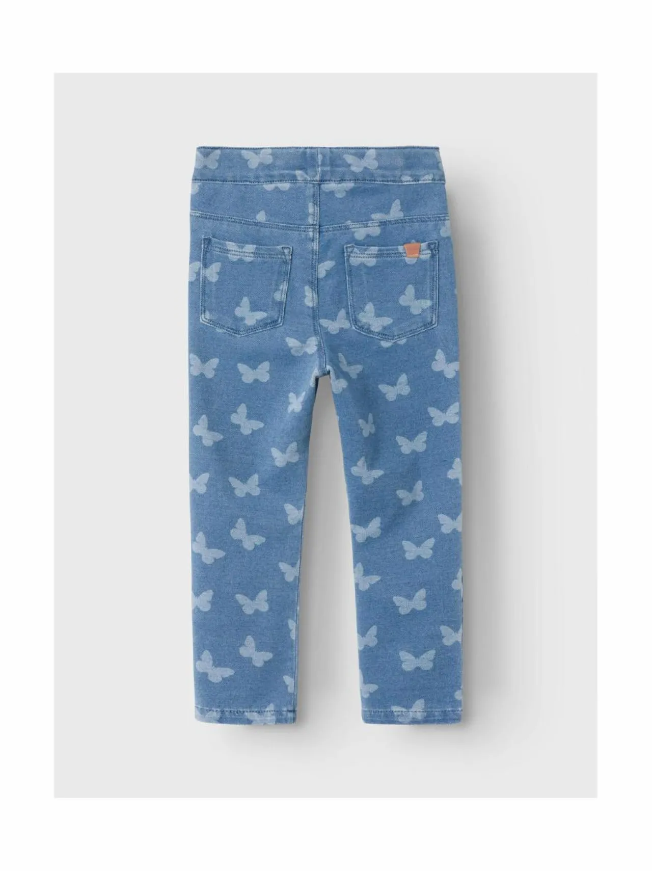 Collegehousut & Leggingsit|Collegehousut & Leggingsit<Name It NmfSalli Slim -farkkuleggingsit MEDIUM BLUE DENIM AOP:BUTTERFLY